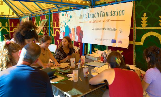 Fondation Anna Lindh - Village de la FAL au Festival Théâtres Nomades