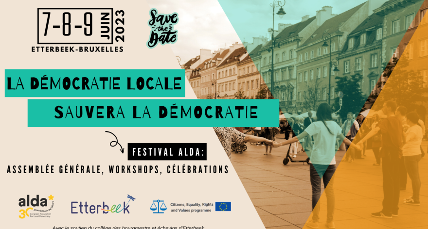 Vous êtes conviés à Bruxelles pour le festival de l'ALDA